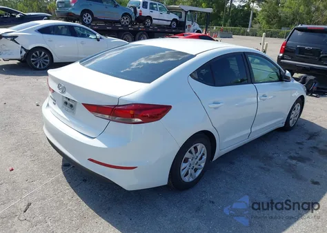 2018 Hyundai Elantra Se from USA, damaged, VIN 5NPD74LF4JH341703